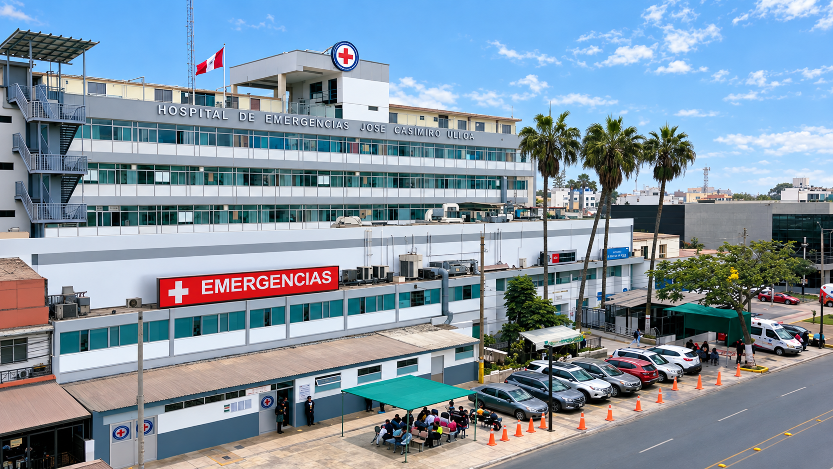 Fachada del Hospital de Emergencias José Casimiro Ulloa